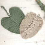 Hojas de macrame